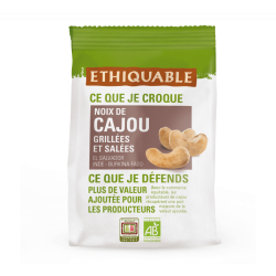 Noix cajou grillées salées (Ethiquable) 125g