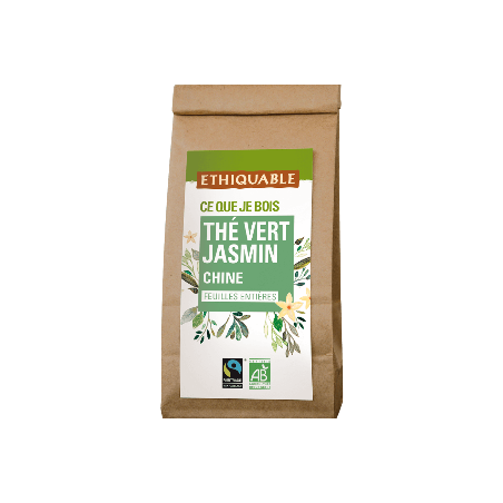 Thé vert jasmin (Ethiquable) 110g