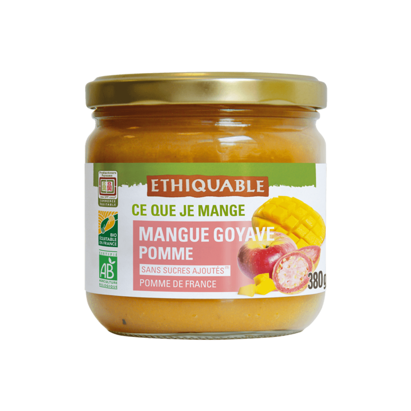 Purée mangue-goyave-pomme (Ethiquable) 380g