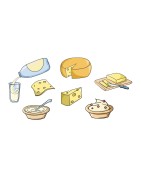 Crémerie, lait, fromages